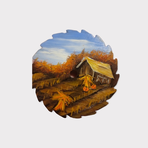 Lot‎ of 6 small painted sawblades - Picture 4 of 6